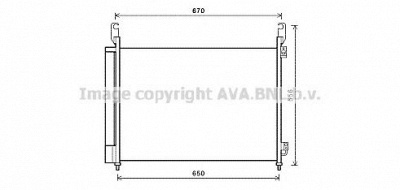 AVA QUALITY COOLING rt5466d -  Конденсатор, кондиционер